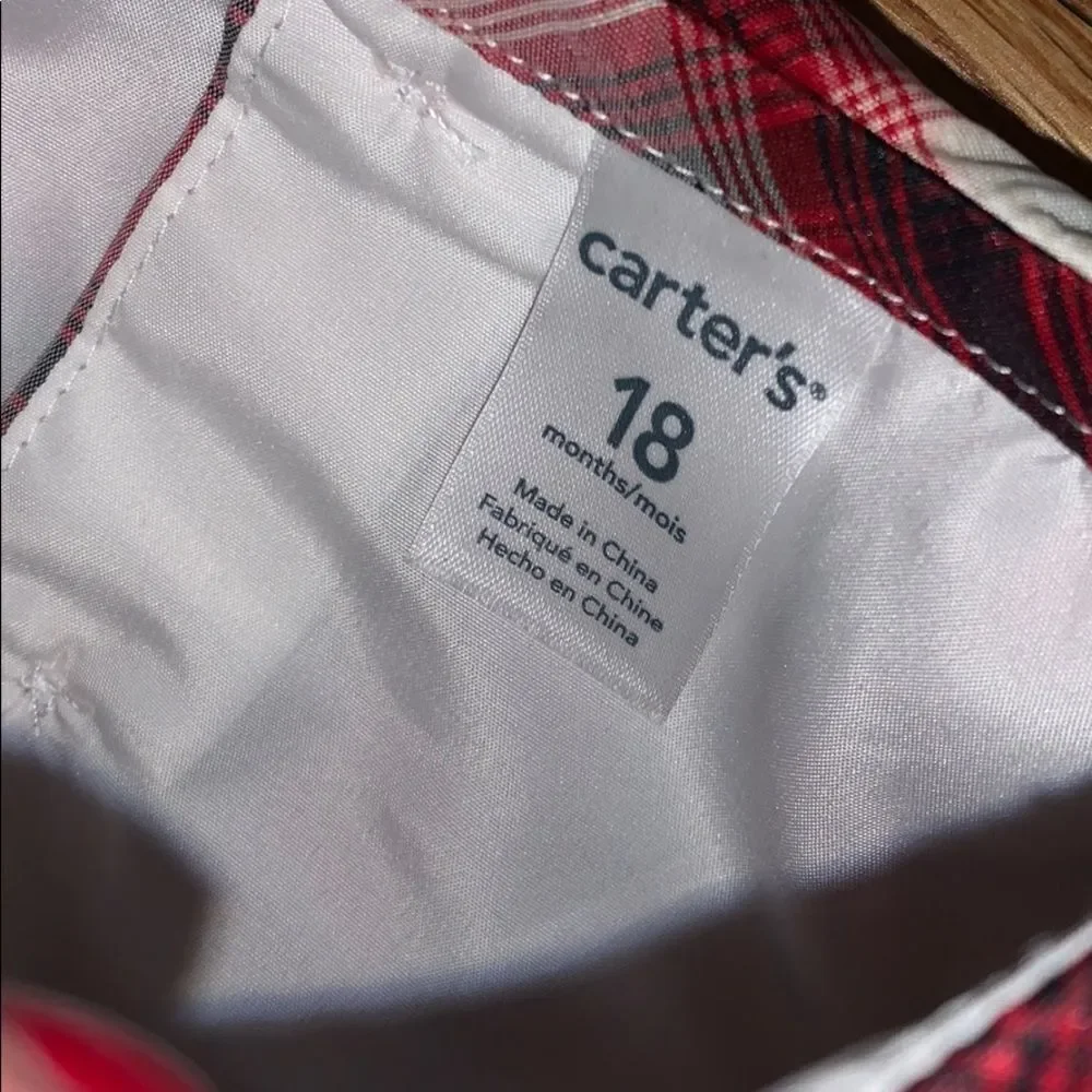 Carters carters plaid